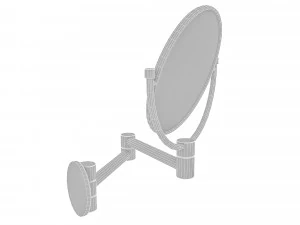 3d wall mirror 3D Model
