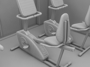 3d gym full Modelo 3D