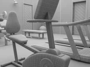 3d gym full Modelo 3D