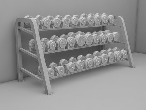 3d gym full Modelo 3D