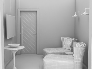 recreation room 3D 模型
