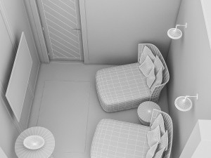 recreation room 3D 模型