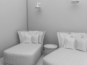 recreation room 3D 模型