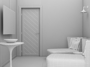recreation room 3D 模型