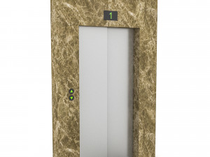 elevator entrance 3d 3D 모델
