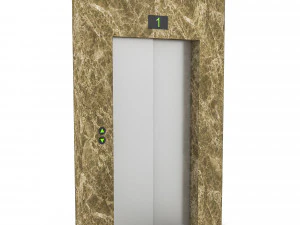 elevator entrance 3d 3D Model