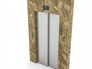 elevator entrance 3d 3Dモデル