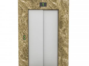 elevator entrance 3d 3D Model