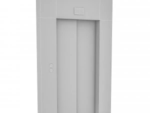 elevator entrance 3d 3D Model