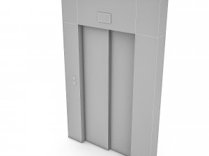elevator entrance 3d 3Dモデル