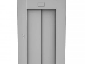 elevator entrance 3d 3D Model