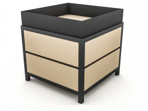 3d market stand 3D Model