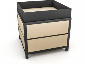 3d market stand 3D Model