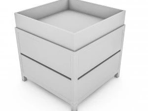 3d market stand 3D Model