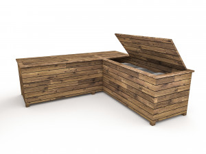 garden sitting group 3d 3D Model
