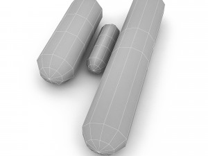 market salami and sausage varieties 3D-Modell