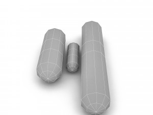 market salami and sausage varieties 3D-Modell