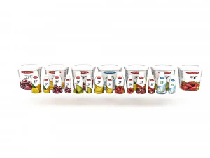 3d yoghurt fruit yoghurt varieties model 3D Model