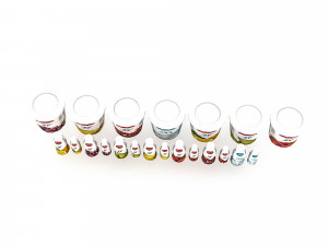 3d yoghurt fruit yoghurt varieties model Modello 3D