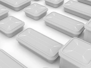3d frozen fast foods 03 model 3D Model