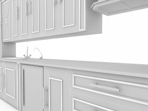 ready-made modern kitchen Modelo 3D