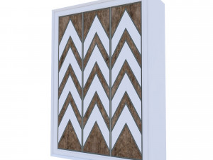 3d classic wardrobe 03 model Modelo 3D