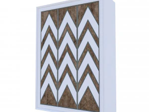 3d classic wardrobe 03 model 3D Model