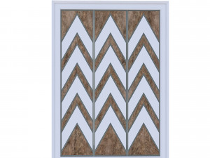3d classic wardrobe 03 model Modelo 3D