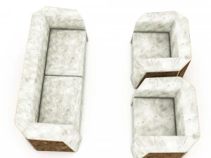 3d modern office armchair 3D Model