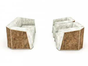 3d modern office armchair 3D Model