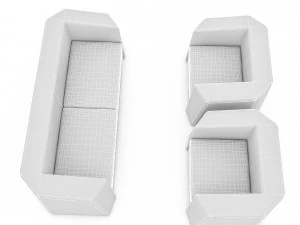 3d modern office armchair 3D Model