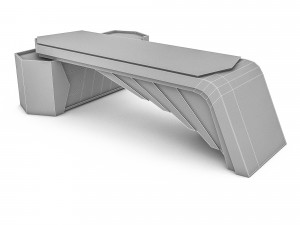 3d boss table 3D Model