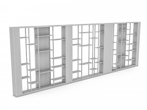 3d classic library model 3D मॉडल