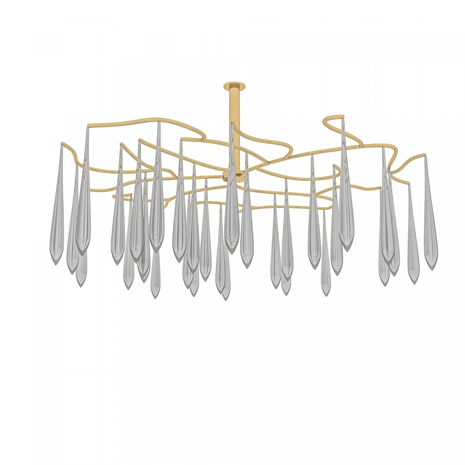 ceiling modern chandelier 3D Model .c4d .max .obj .3ds .fbx .stl .blend 