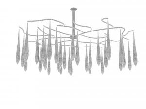 ceiling modern chandelier 3D Model