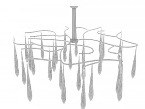 ceiling modern chandelier 3D Model