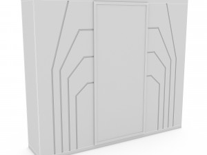 3d classic wardrobe 04 model 3D 모델