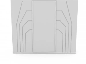 3d classic wardrobe 04 model 3D Model