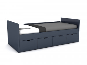 3d 3d wardrobe bed 07 3D Model