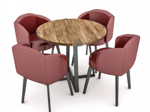modern desk chair 03 Modelo 3D