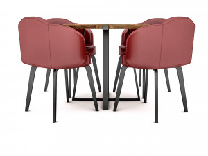 modern desk chair 03 3D 모델