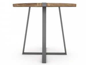 wooden table 02 Modelo 3D