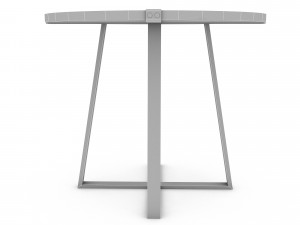 wooden table 02 Modelo 3D