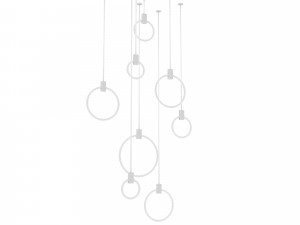 ceiling modern chandelier circle 3D 모델