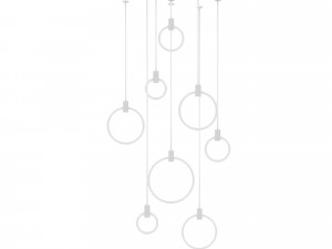 ceiling modern chandelier circle 3D 모델