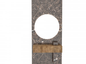 3d natural bathroom sink 02 3Dモデル