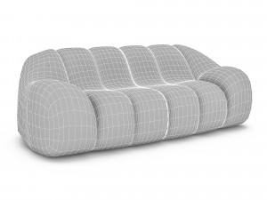 3d sofa garden 3d 3D Model