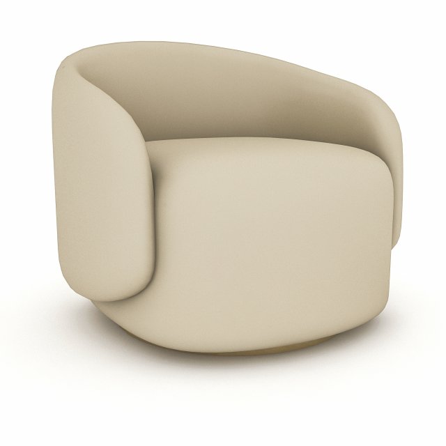 3d armchair salon model 3Dモデル .c4d .max .obj .3ds .fbx .stl .blend 