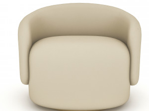 3d armchair salon model 3Dモデル