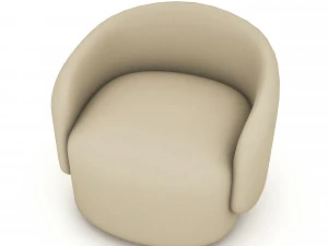 3d armchair salon model 3D Model